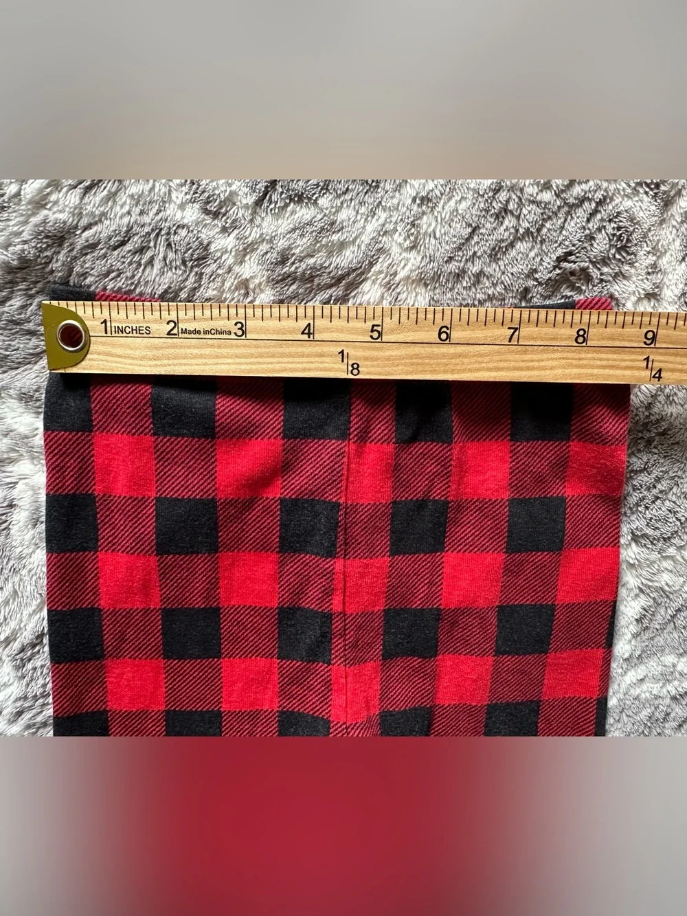 Old Navy Jolly Crew Toddler 4T Red & Black Plaid Pajama Set